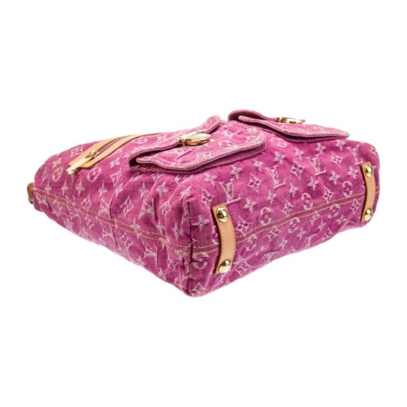 LOUIS VUITTON Fuchsia Pink Monogram Baggy Denim Bag GM  DC# SD0036 - Picture 10 of 14